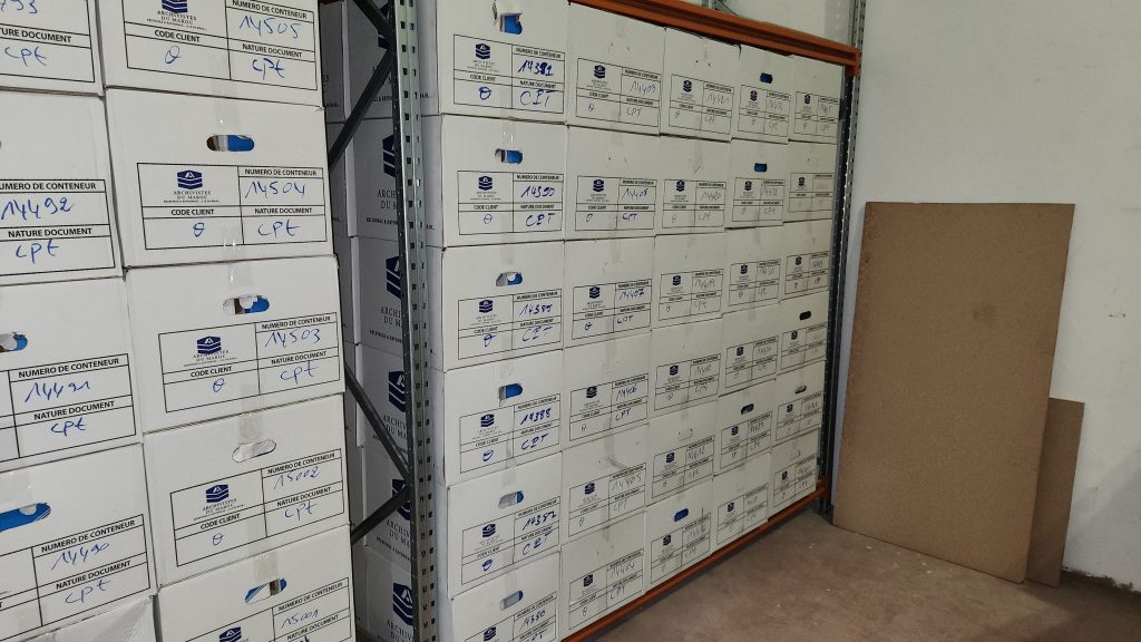 Conservation des papiers