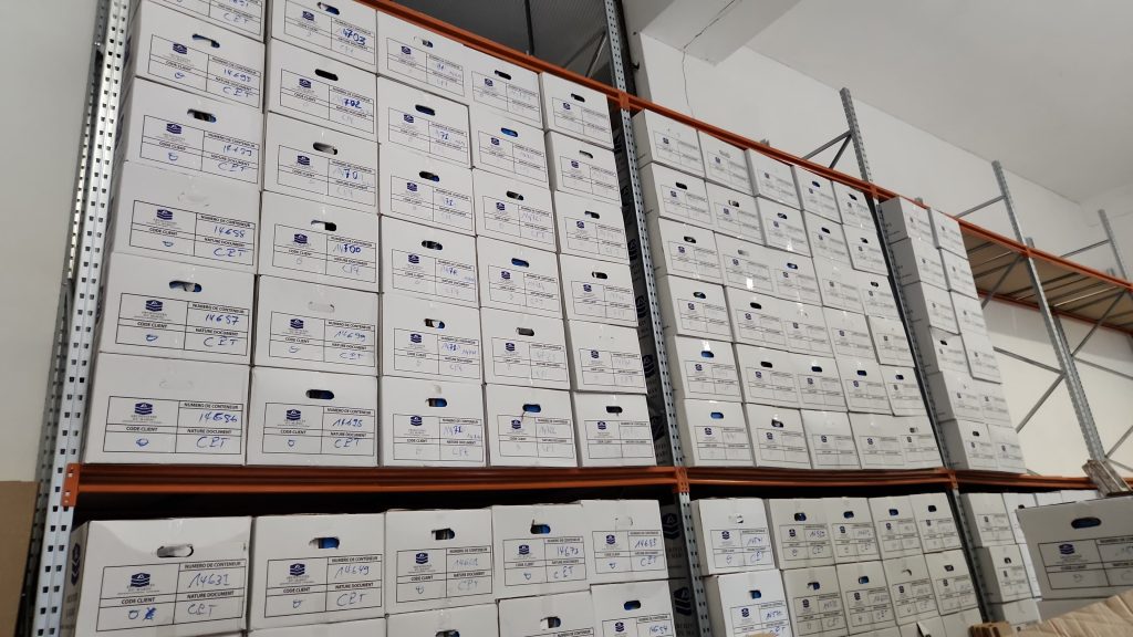 Conservation des papiers